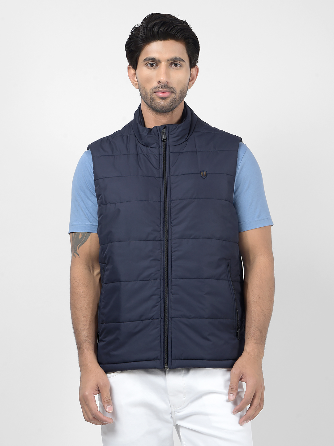 Numero Uno Men Solid Navy Jacket